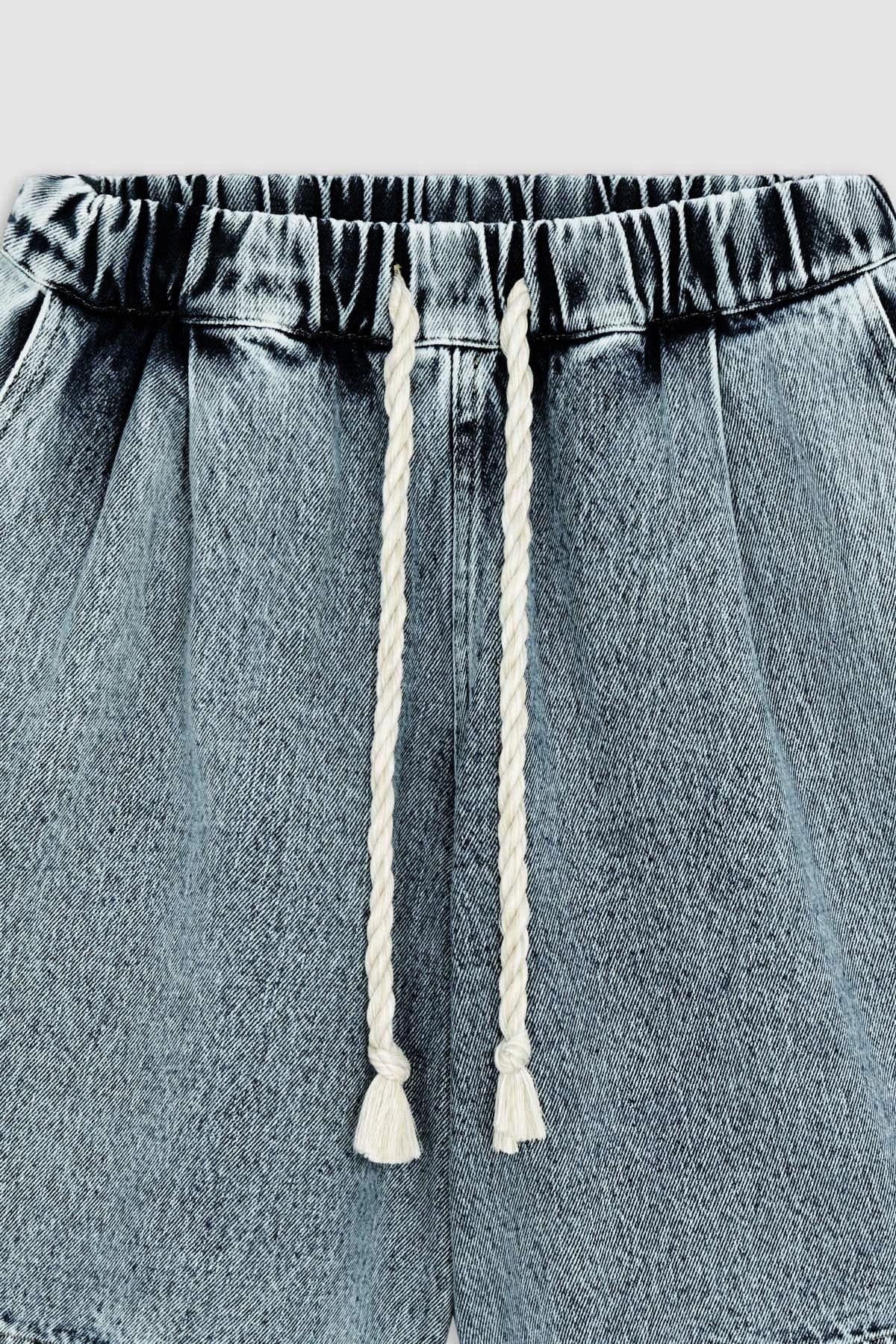 DENIM SHORT SNOW - Image 3