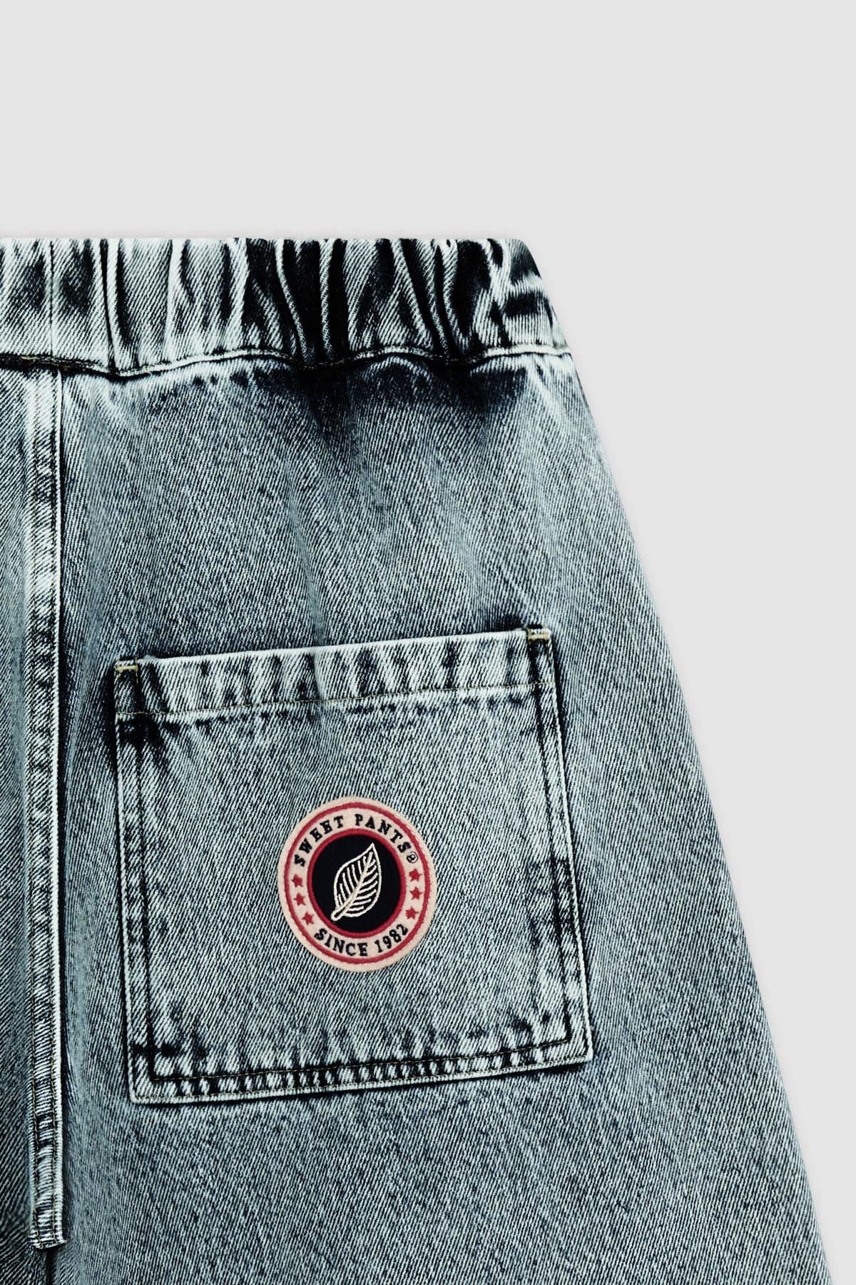 DENIM SHORT SNOW - Image 4