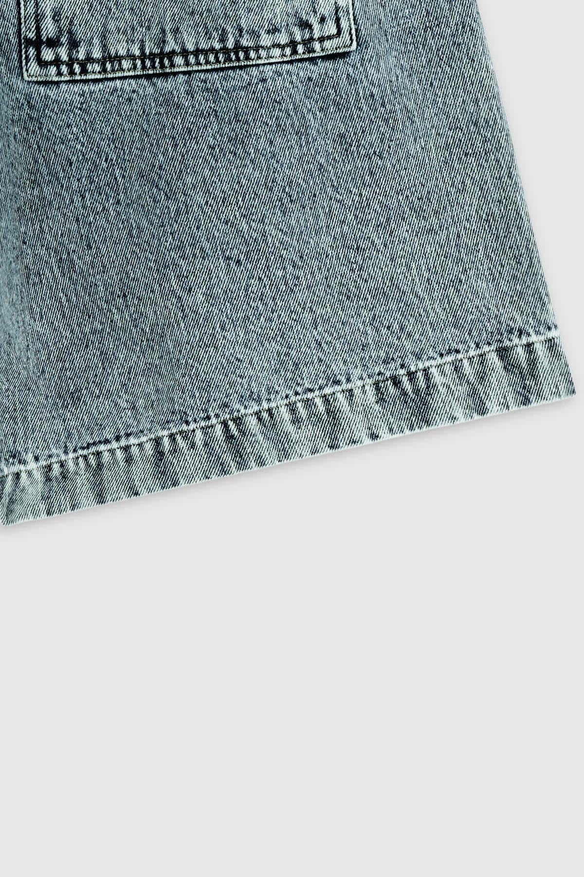 DENIM SHORT SNOW - Image 5