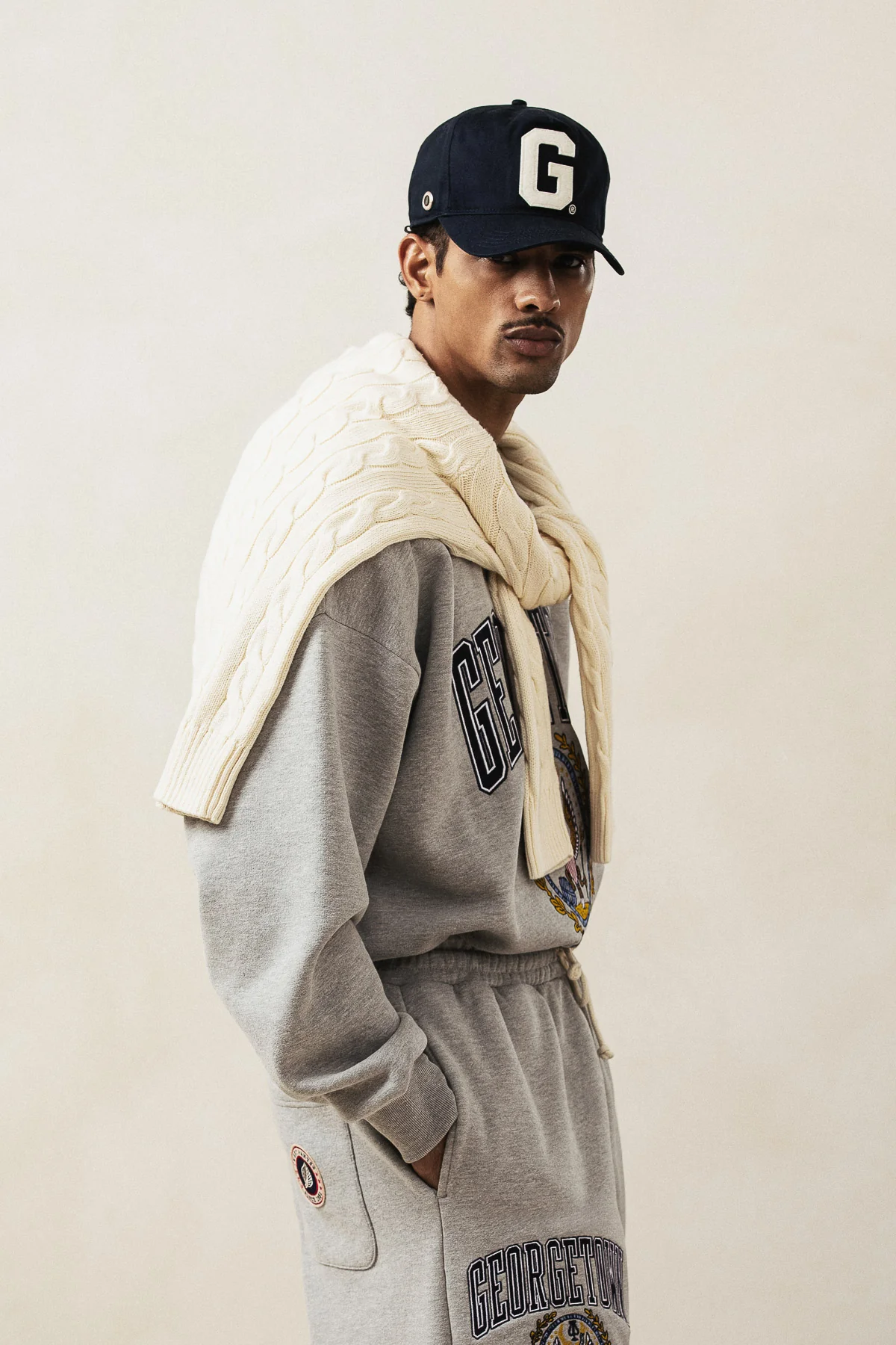 GEORGETOWN CREW 2 GREY MARL - Image 4