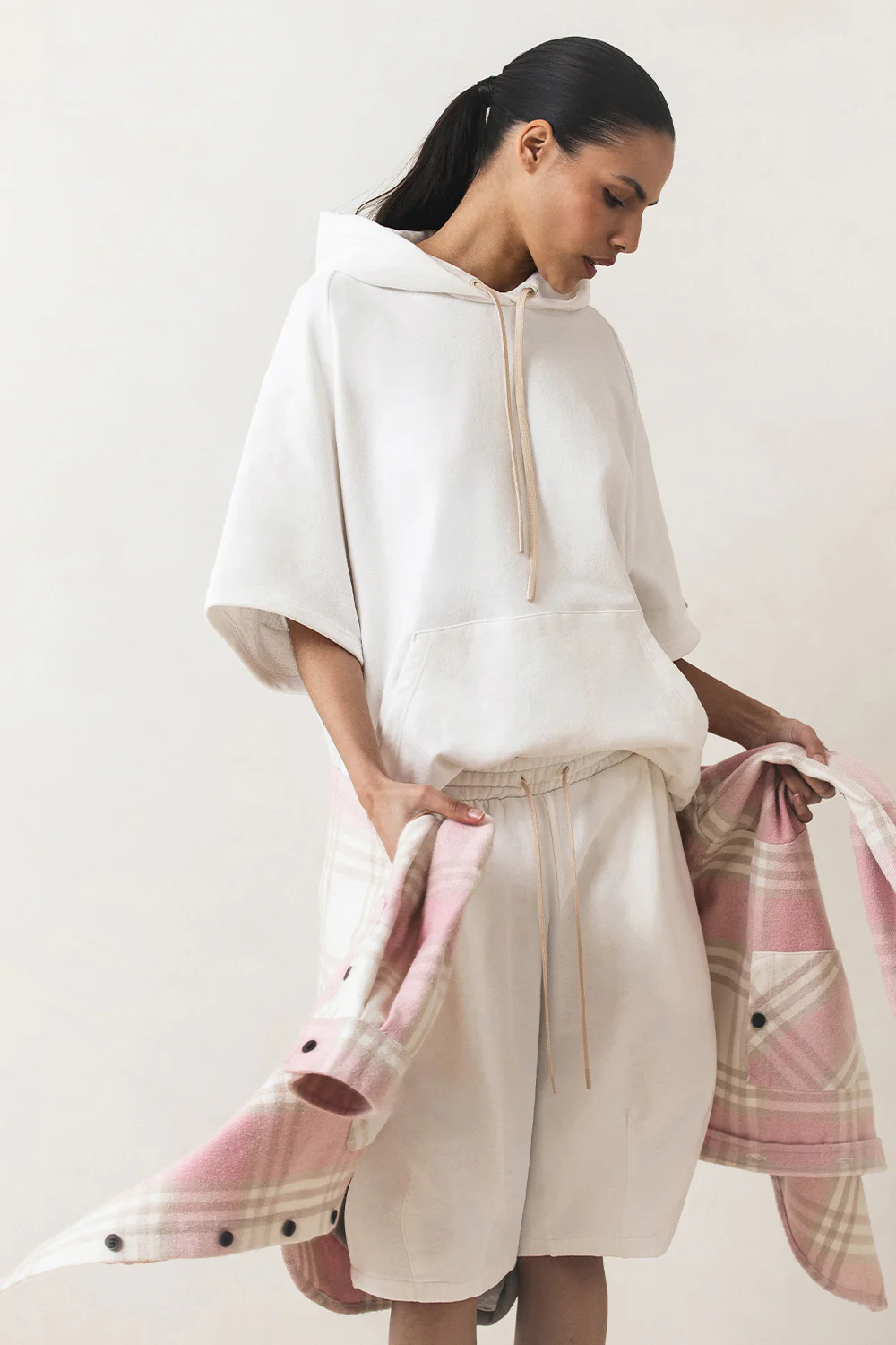 ICONIC SHORT BALLOON OFF WHITE - Image 7