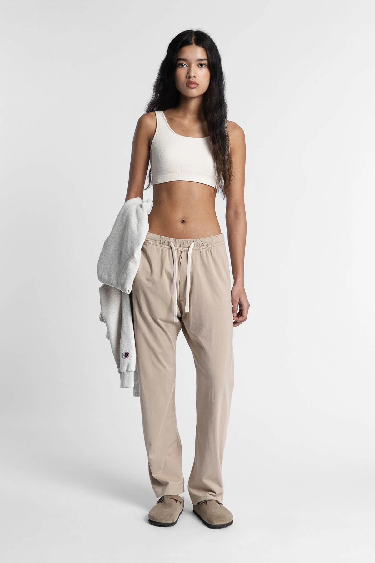 JERSEY PANT WHITE PEPPER - Image 6