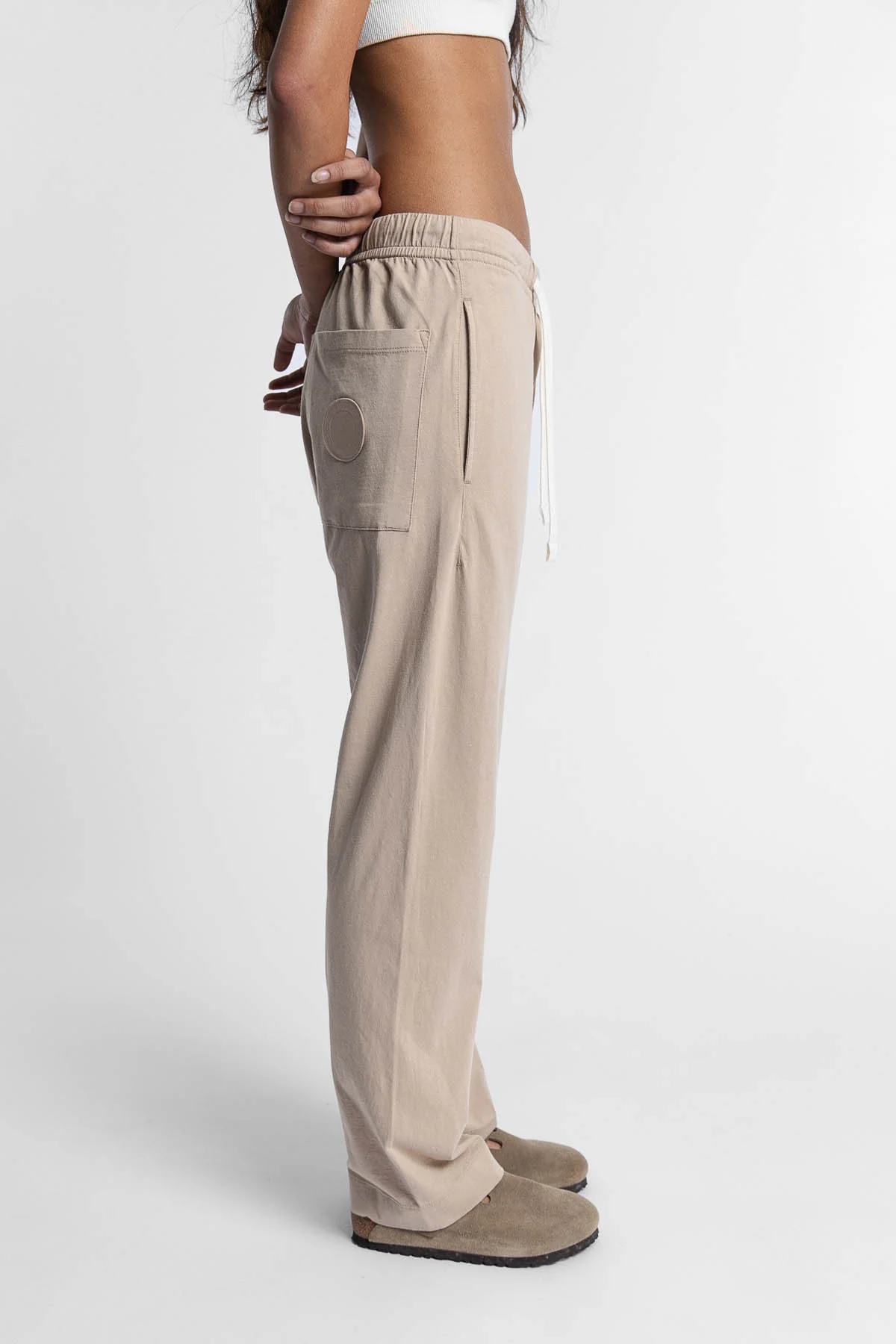 JERSEY PANT WHITE PEPPER - Image 7