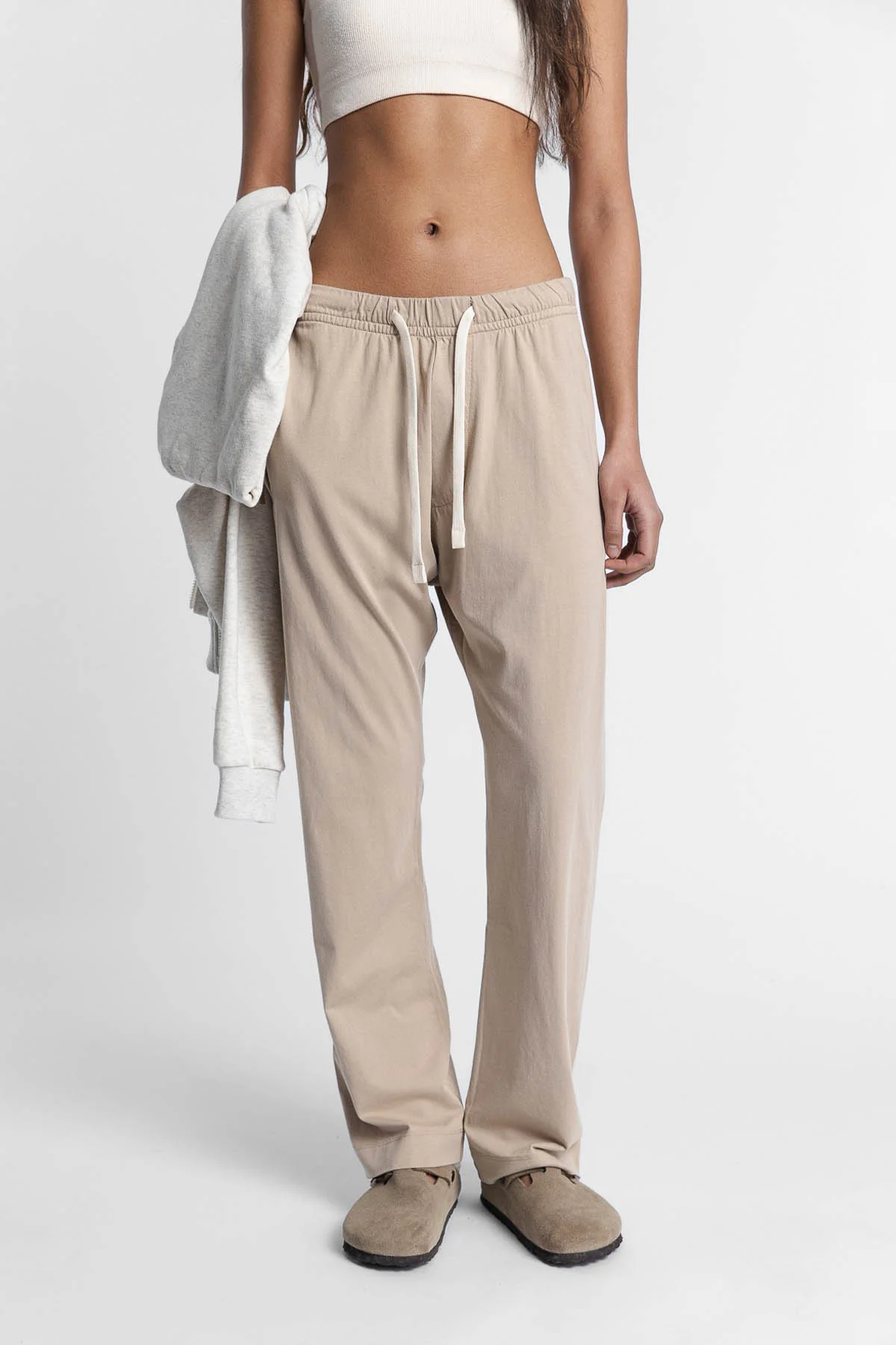 JERSEY PANT WHITE PEPPER - Image 9