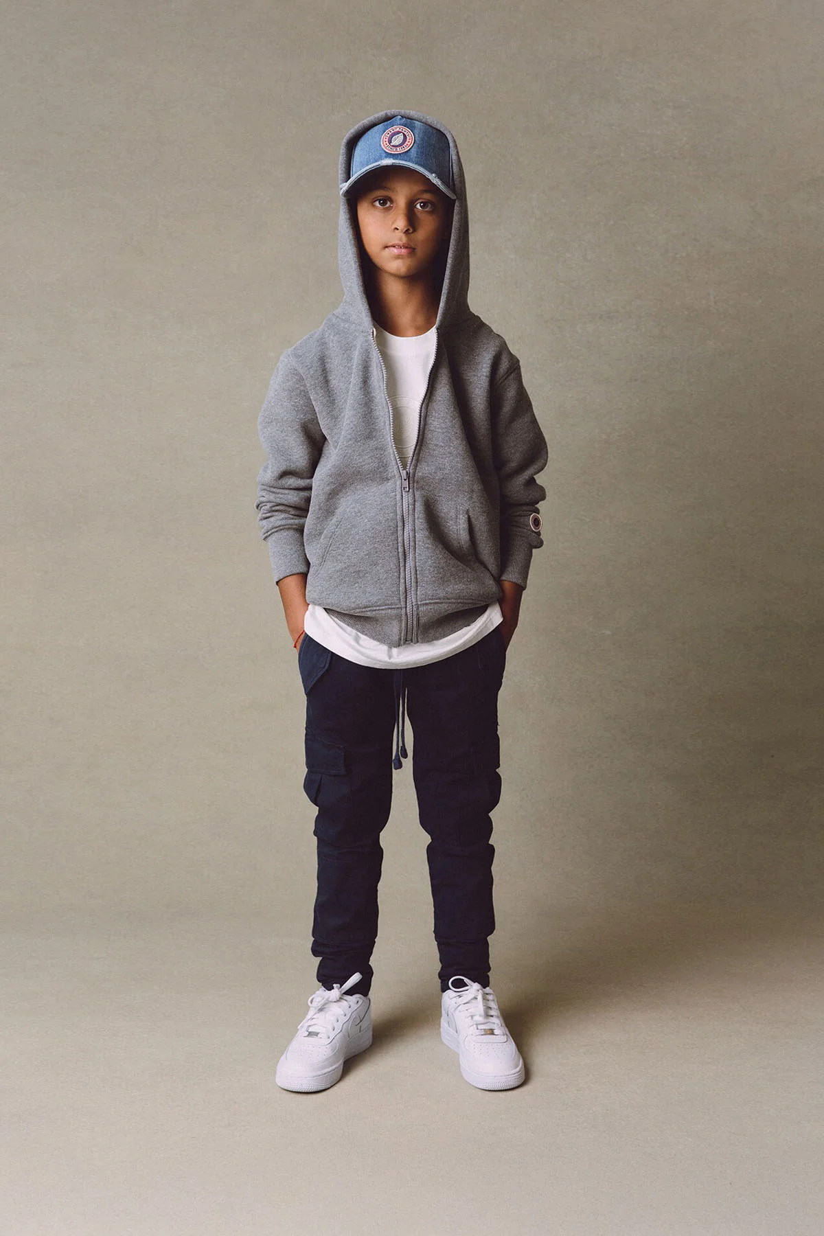 KID CARGO PANT INDIGO - Image 6