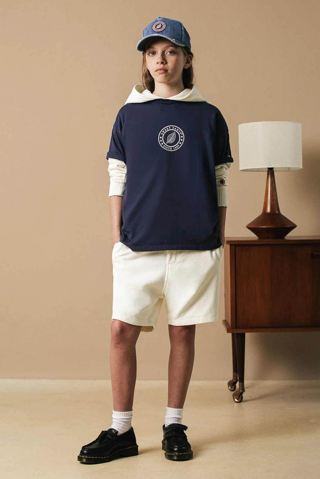 KID WASH LONG SHORT OFF WHITE