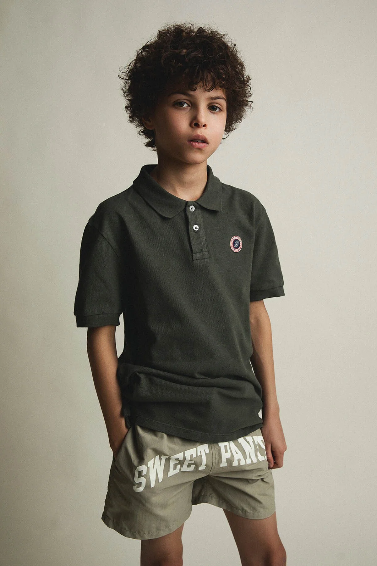 KID FADED POLO BLACK - Image 6