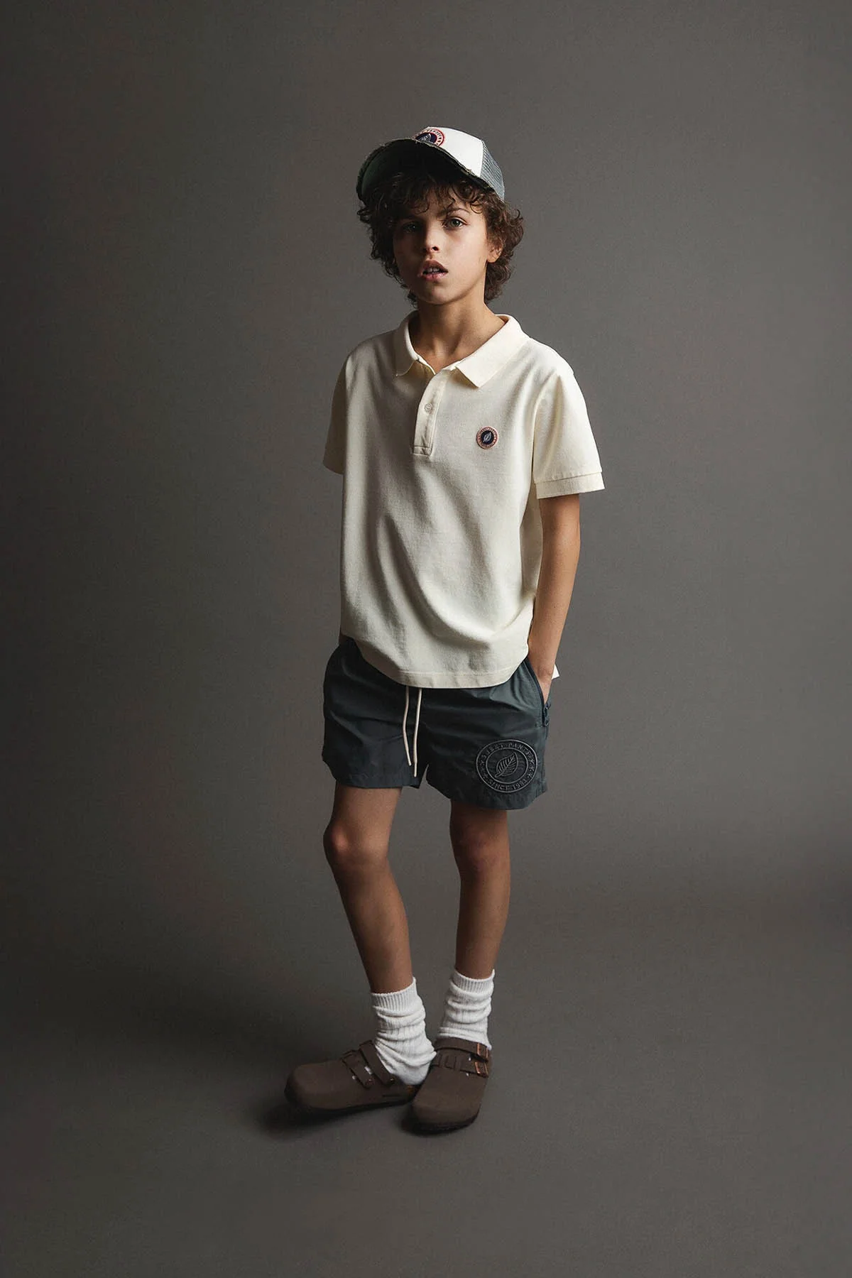 KID FADED POLO MILK - Image 8
