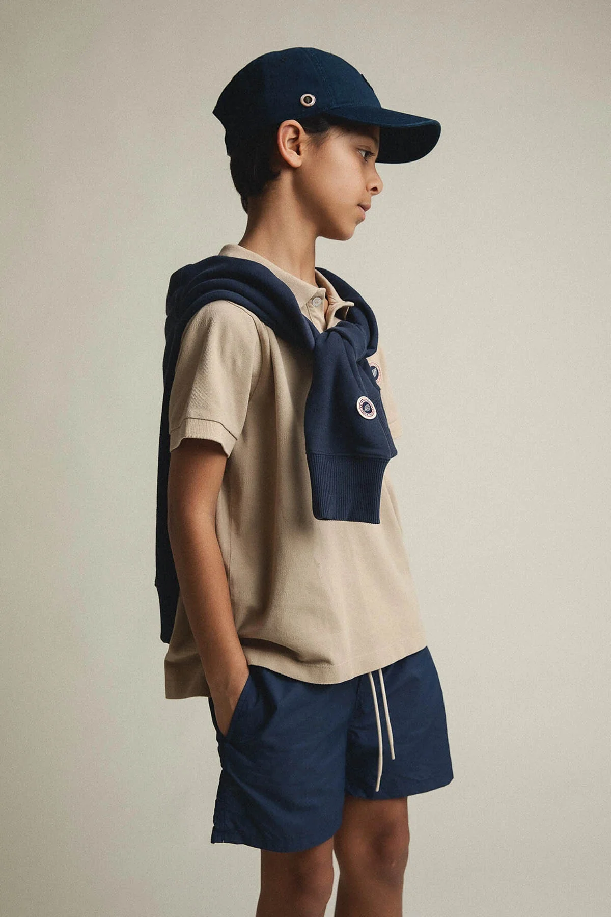 KID FADED POLO WHITE PEPPER - Image 7