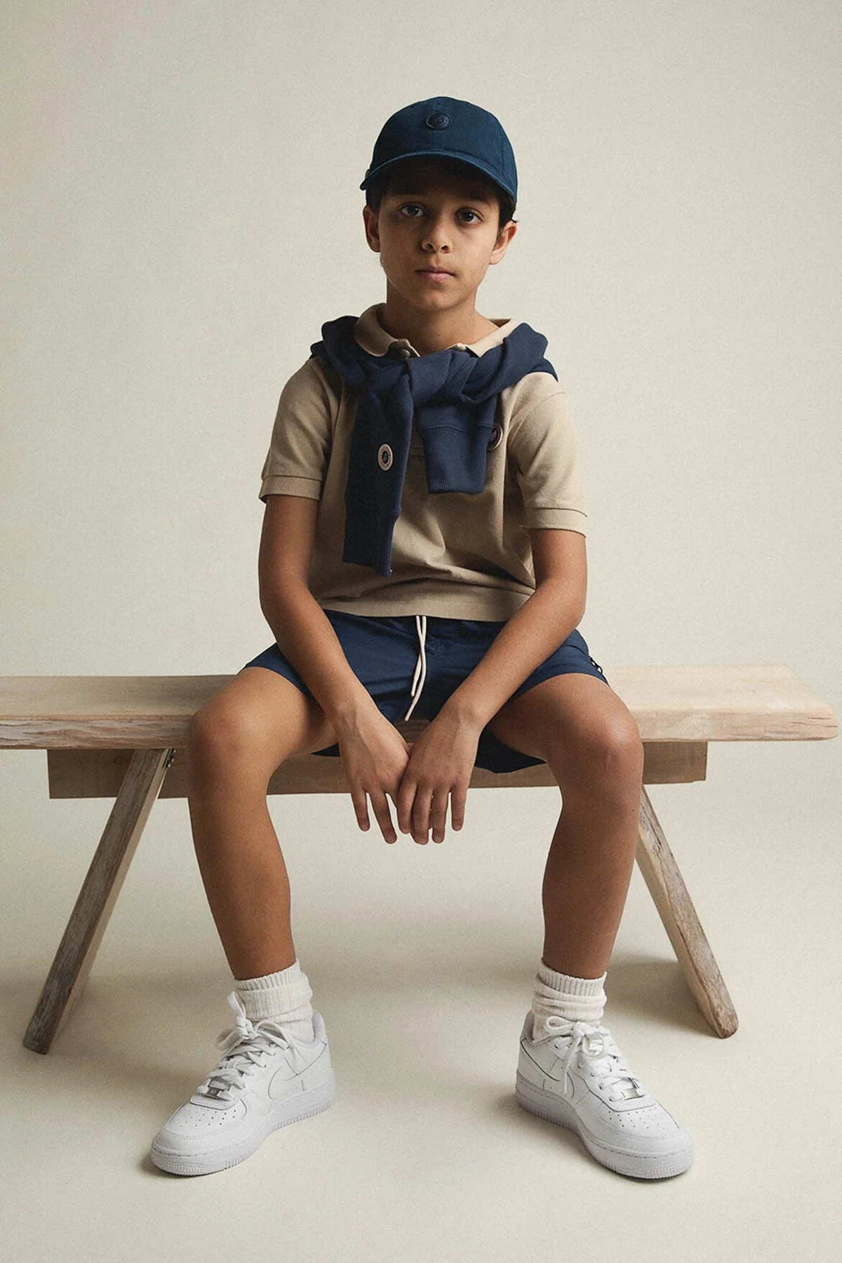 KID FADED POLO WHITE PEPPER - Image 8