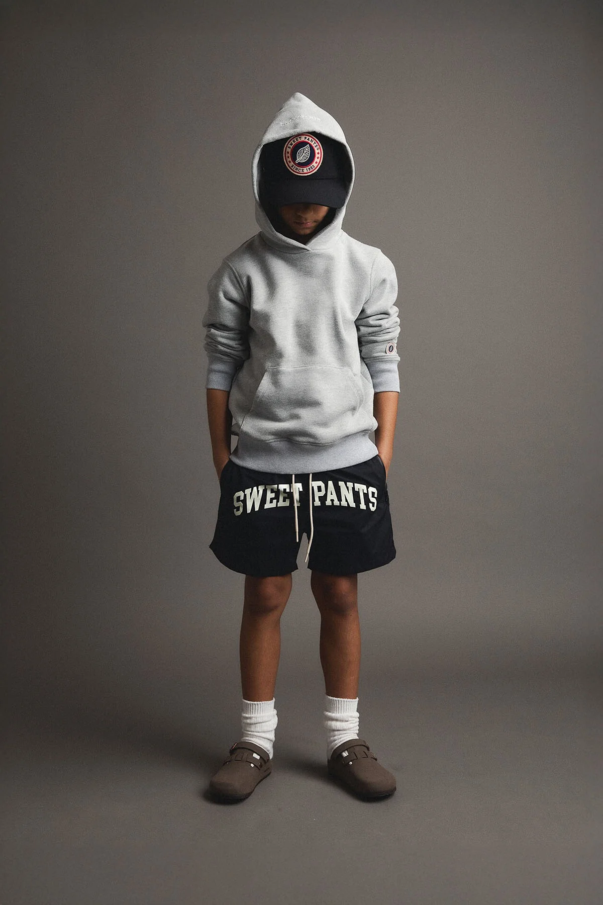 KID ICONIC HOOD GREY MARL - Image 9