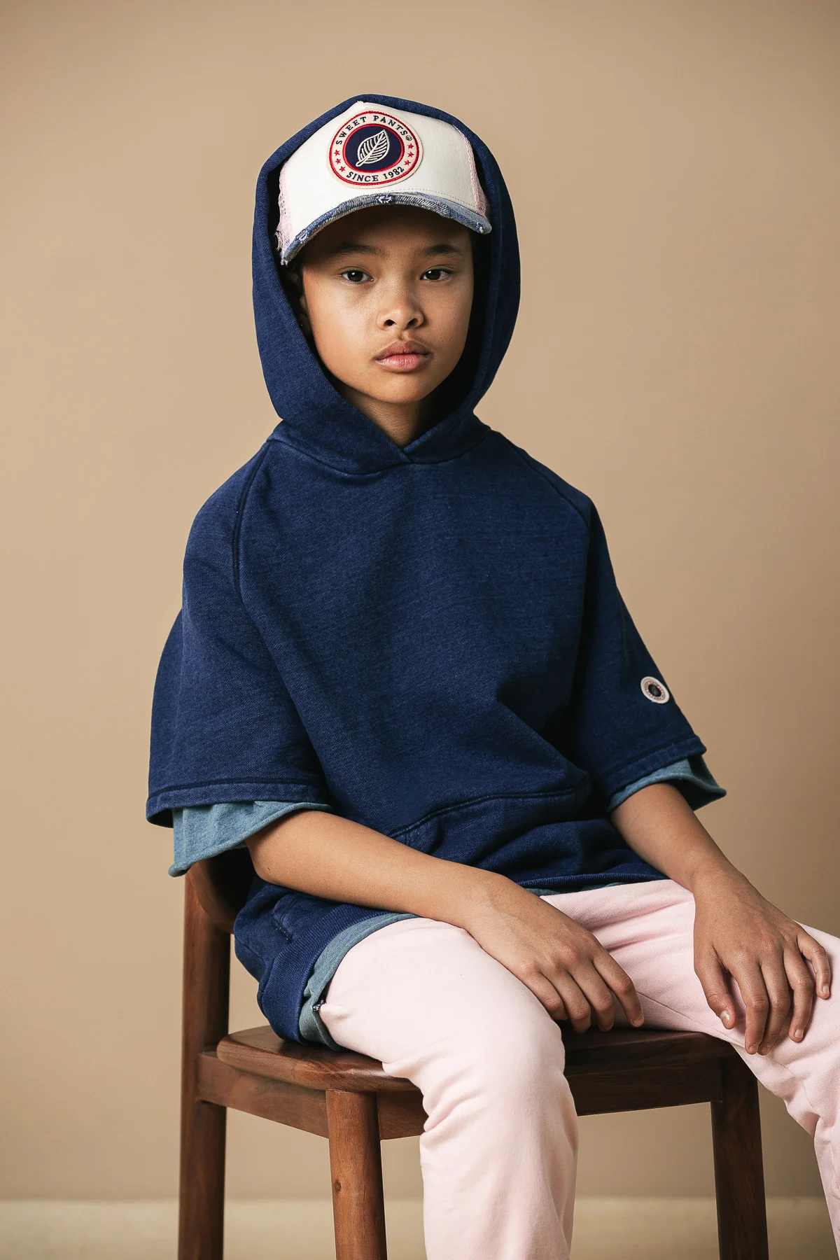 KID INDIGO HOOD BLUE - Image 5