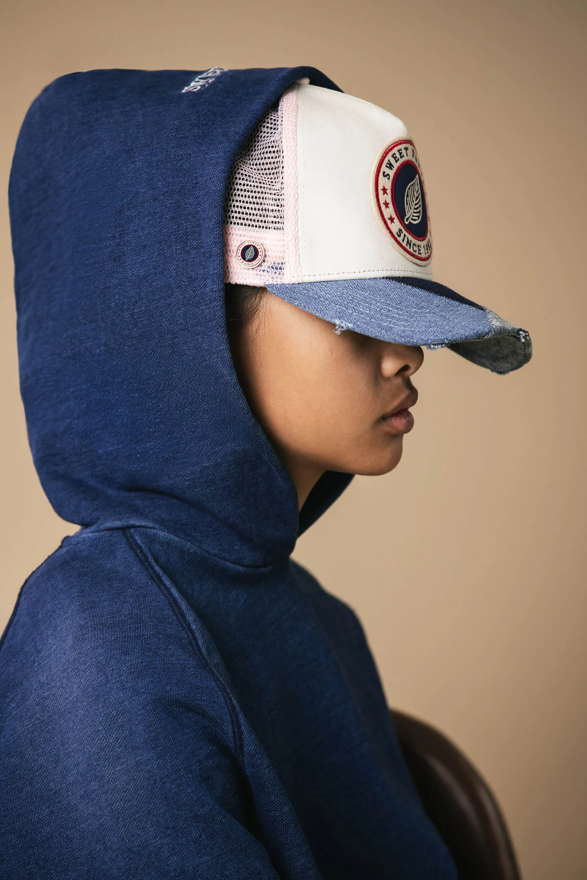 KID INDIGO HOOD BLUE - Image 9