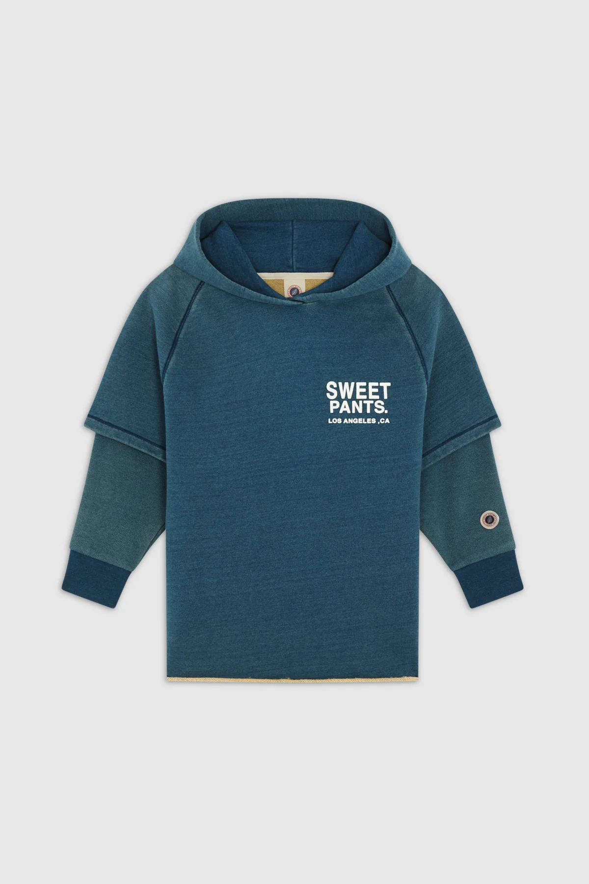 KID INDIGO HOOD ML DIRTY
