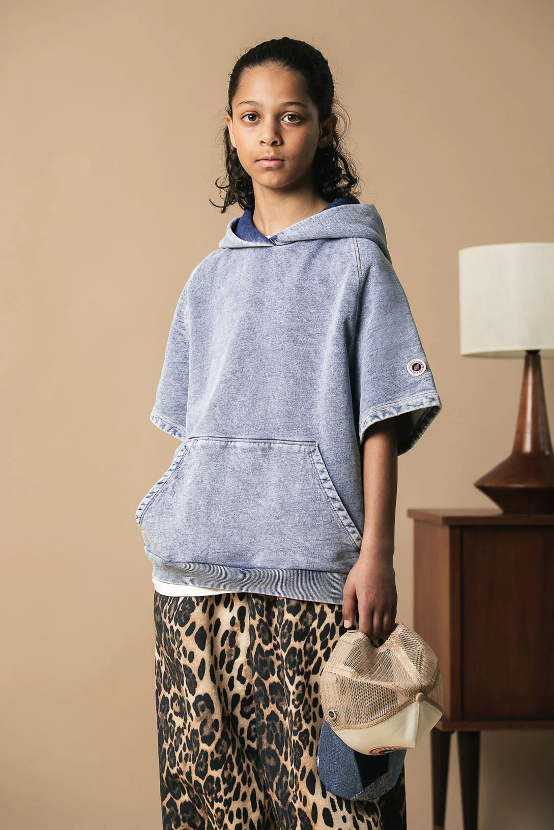 KID INDIGO HOOD SNOW