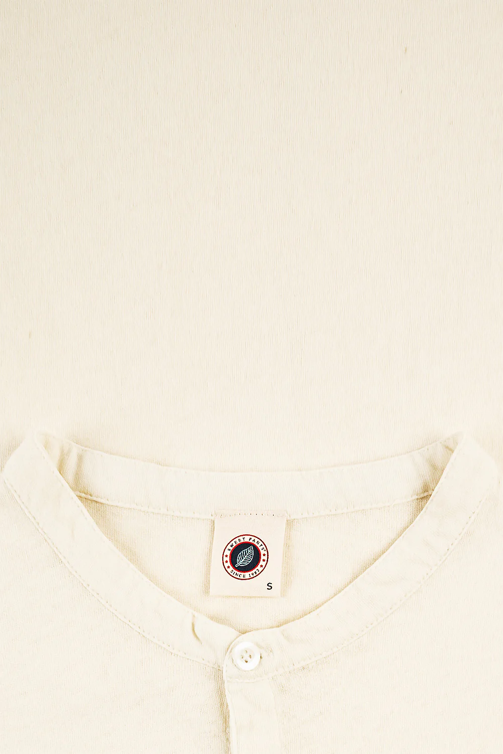 LINEN HENLEY OFF WHITE - Image 3