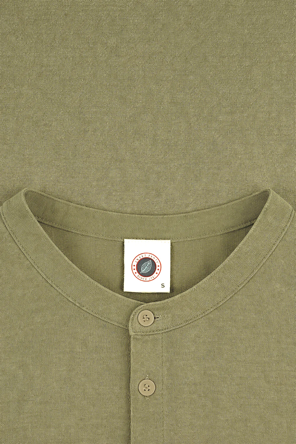 LINEN HENLEY SAGE - Image 4