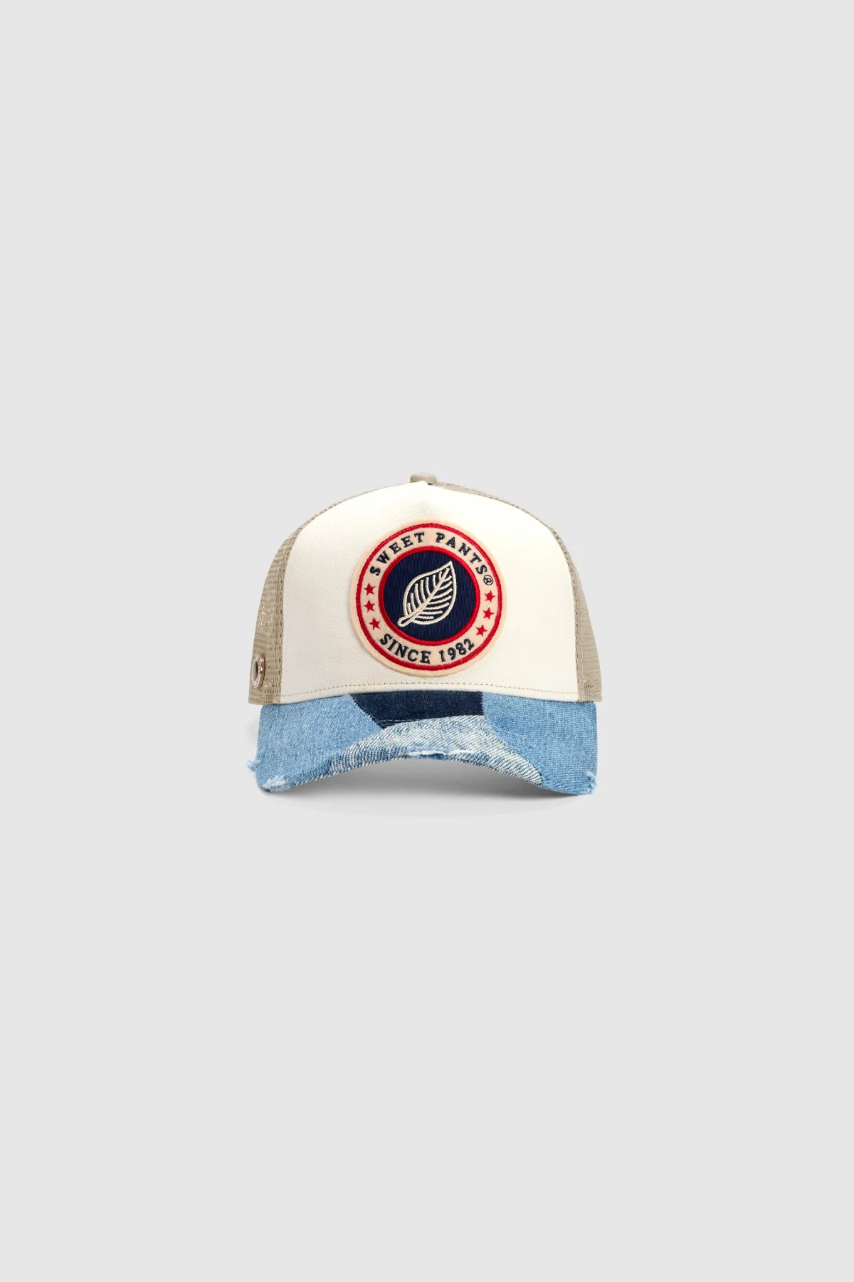 PATCHWORK CAP WHITE PEPPER