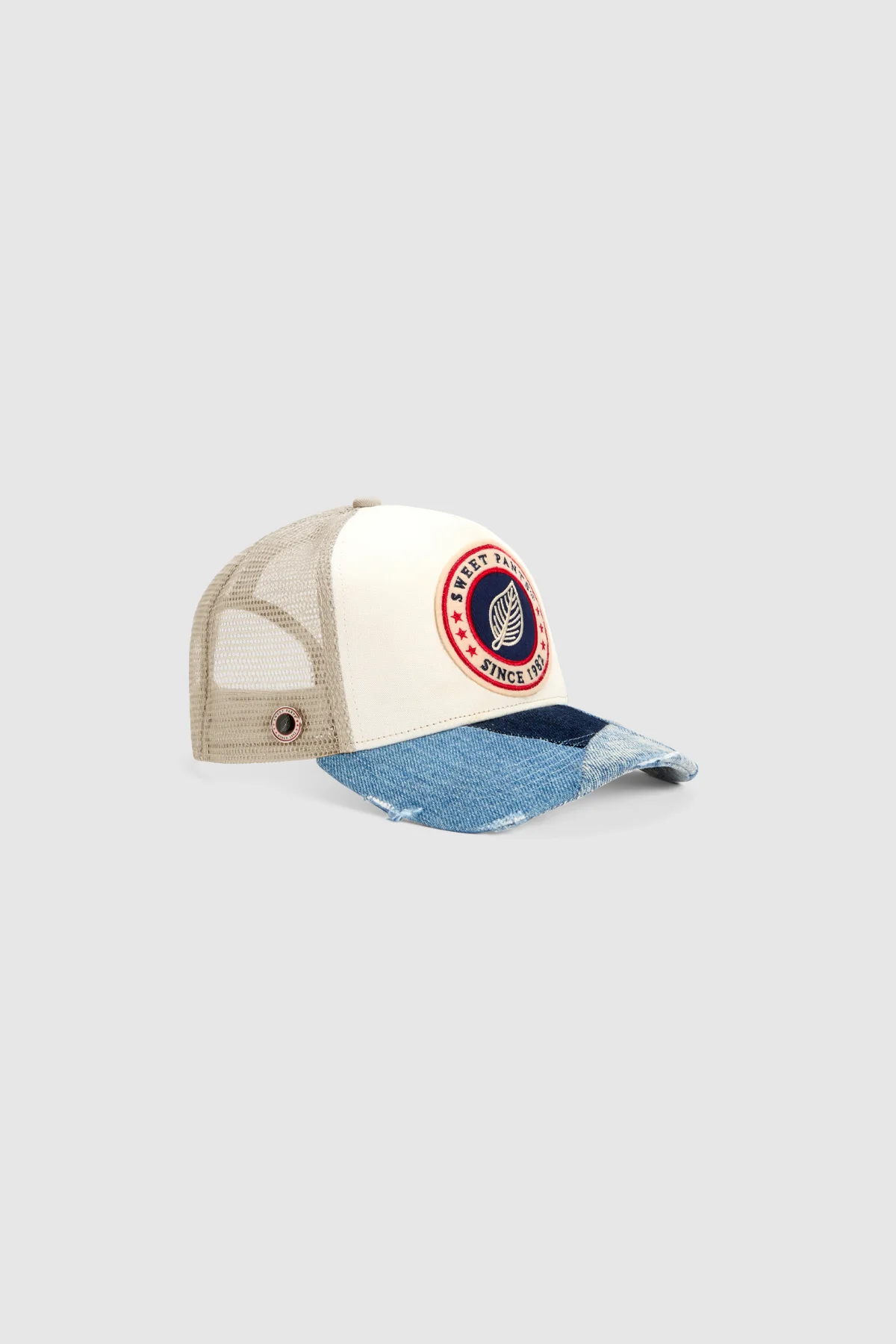 PATCHWORK CAP WHITE PEPPER - Image 2