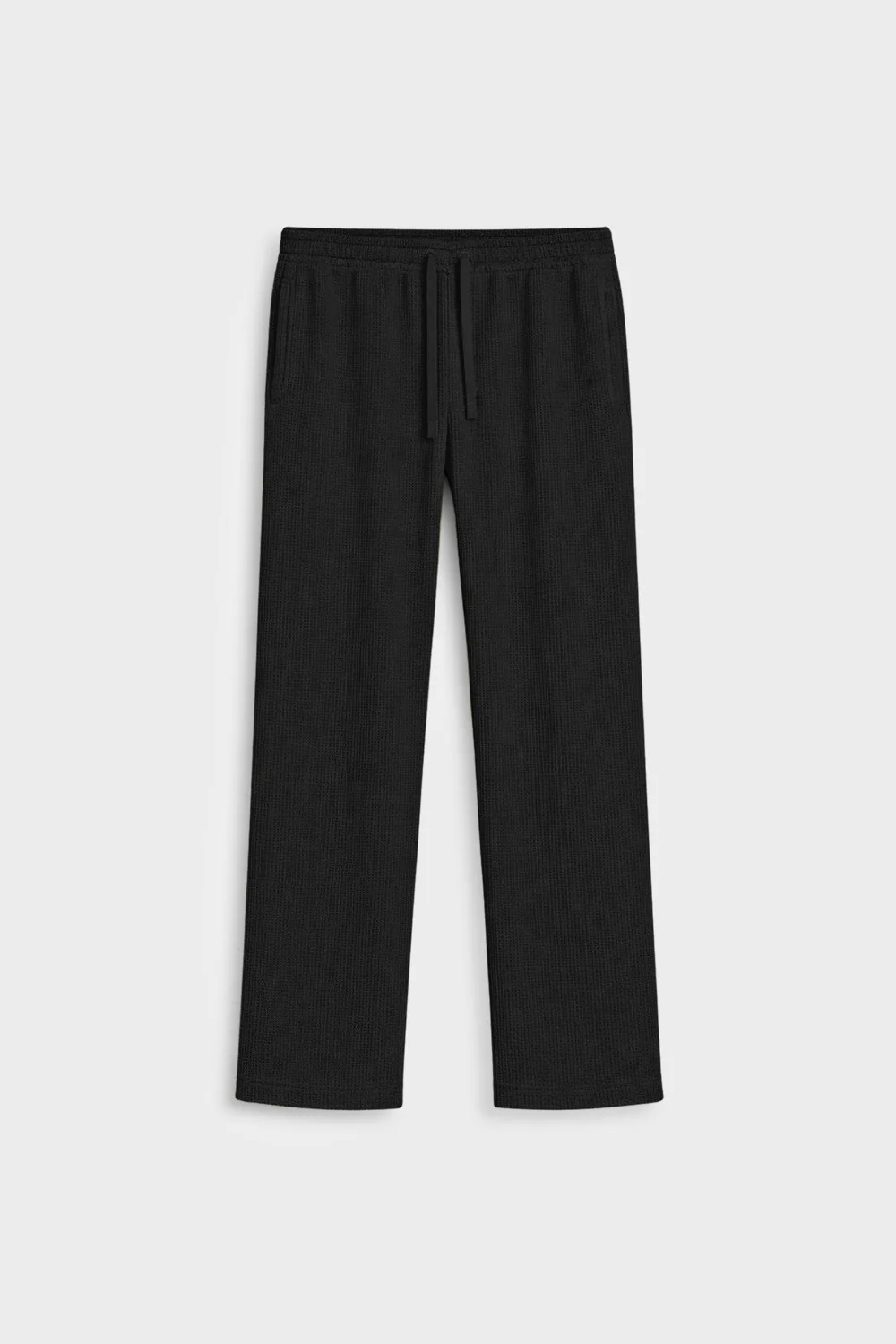 WAFFLE STRAIGHT BLACK